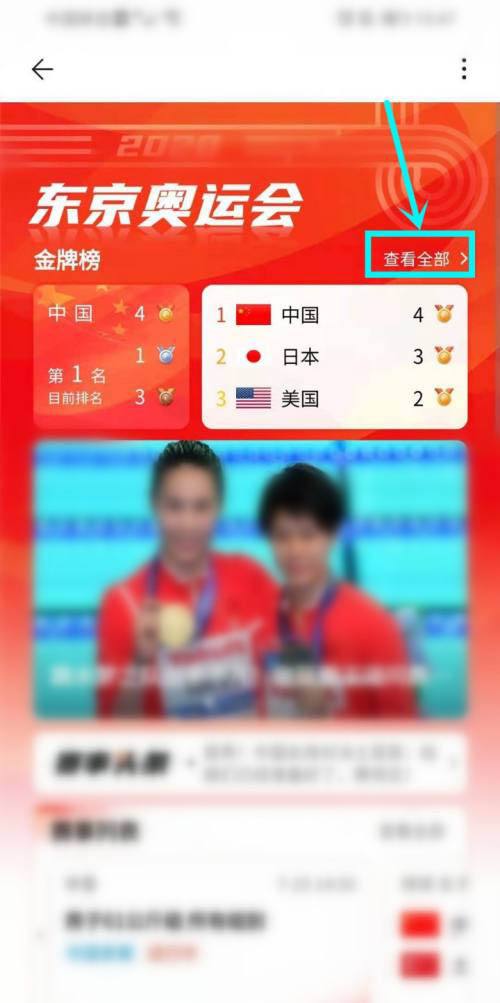 2020东京奥运会中国奖牌榜，2020东京奥运会中国奖牌榜统计图
